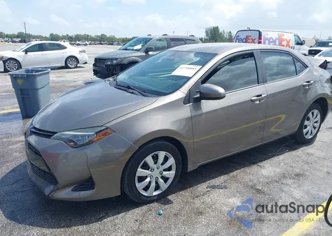 2018 Toyota Corolla Le из США, поврежденный, VIN 2T1BURHE3JC105365